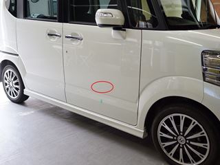 N-BOXのデントリペア位置