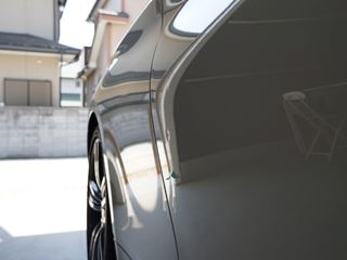 BMW 4シリーズのデントリペア前