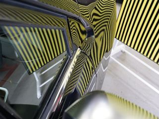 レヴォーグ ドアのデントリペア後上からの確認