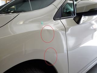 スバル インプレッサG4のデントリペア位置