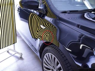 スズキ キザシのデントリペアDIY再修理位置