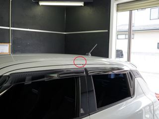 スイフトスポーツのデントリペア位置