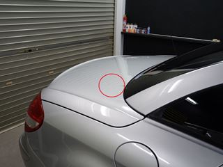 メルセデスベンツ SLKクラスのデントリペア位置