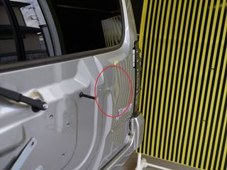 ジムニーのデントリペア位置